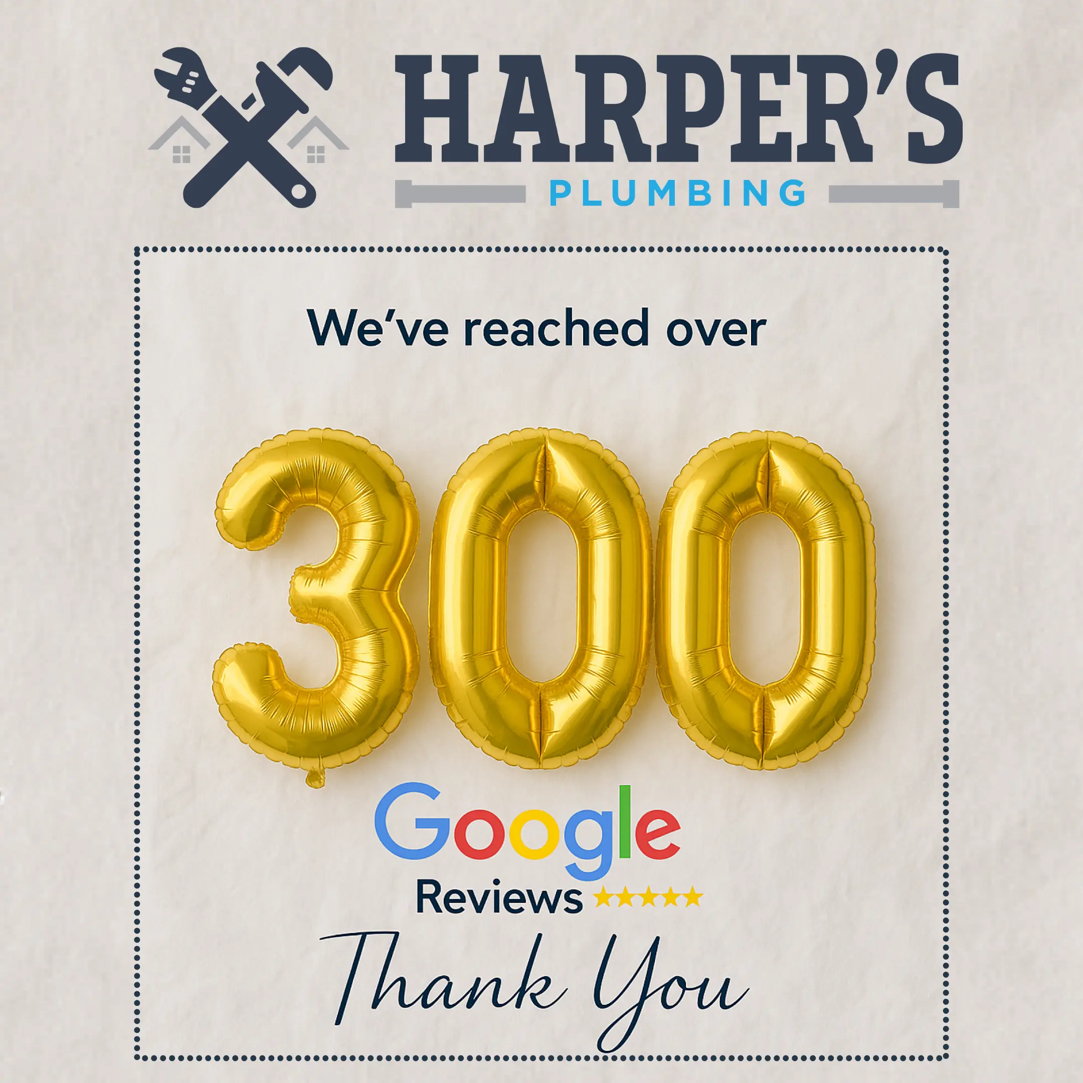 300+ 5-Star Reviews Harper's Plumbing in Calgary